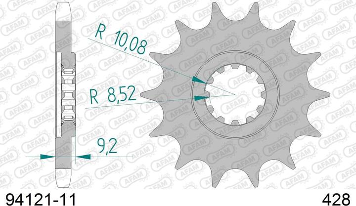 Produktbild Afam 428 11 dents (11)