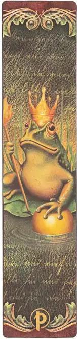 Actual product image Paperblanks Bookmark Grimm Frog Prince