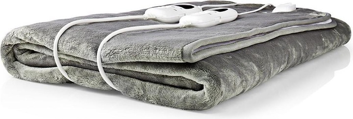 Produktbild Nedis Elektrische Bettdecke | Unterdecke | 2 Personen | 160 x 140 cm | 9 Wärmeeinstellungen | waschb (160 x 140 cm)