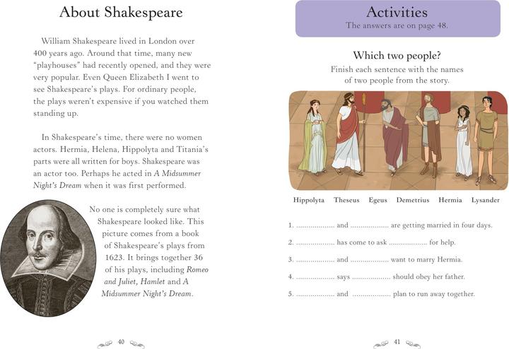 Produktbild Usborne English Readers Level 3: A Midsummer Night's Dream (Englisch, Mairi Mackinnon, William Shakespeare, 2017)