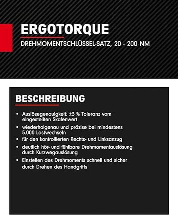 Actual product image KS Tools Ergotorque (1/2", 20 Nm, 200 Nm)