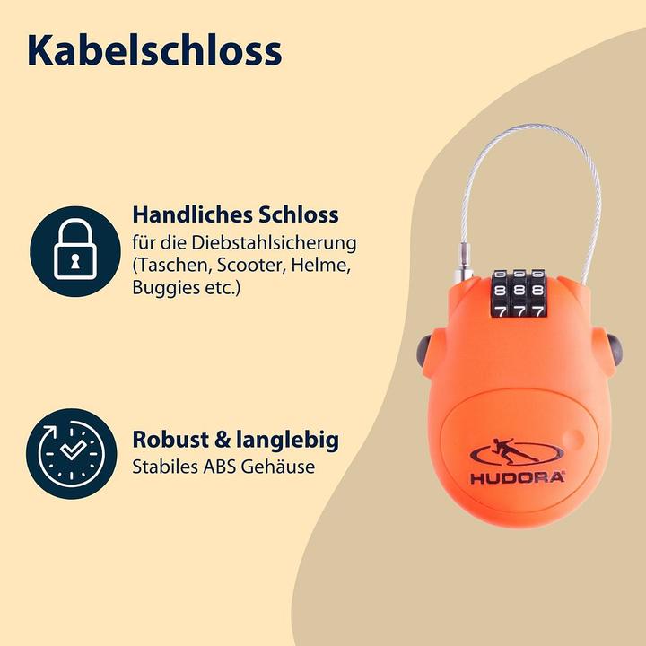Actual product image Hudora Cable lock (80 cm)