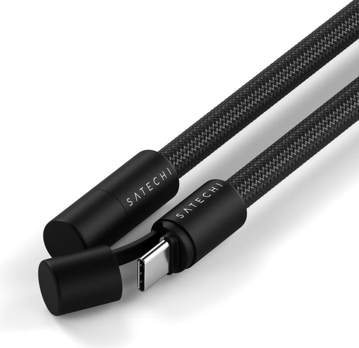 Actual product image Satechi OntheGo Crossbody Lanyard Cable Black (1.50 m, USB 2.0, 60 W)