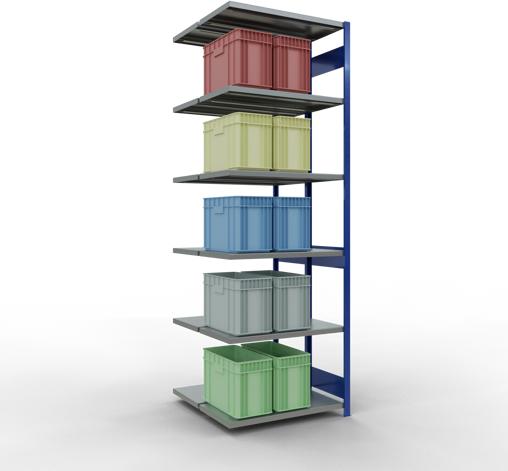 Actual product image Schulte Lagertechnik Double add-on shelf MULTIplus250