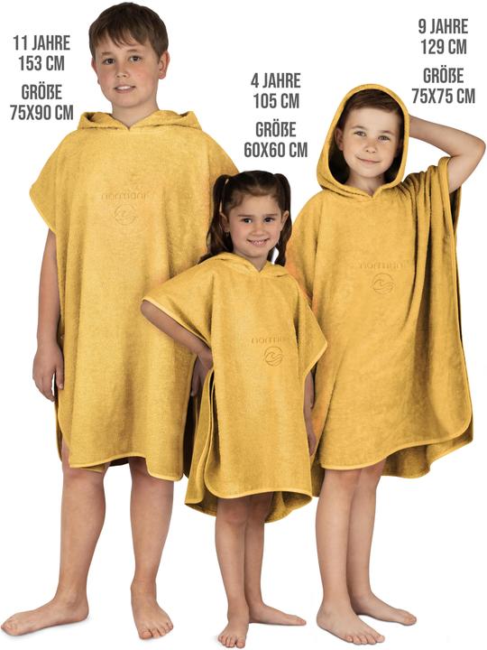 Produktbild Normani Kinder Baumwoll Badeponcho Manama - 9225