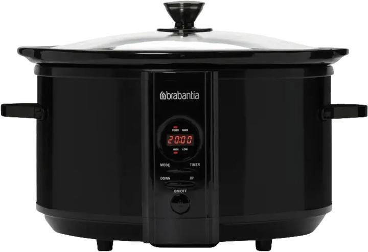 Productafbeelding Brabantia Slowcooker - 6.5 Liter - 320 Watt - Warmhoudfunctie - Keramische Binnenpan -