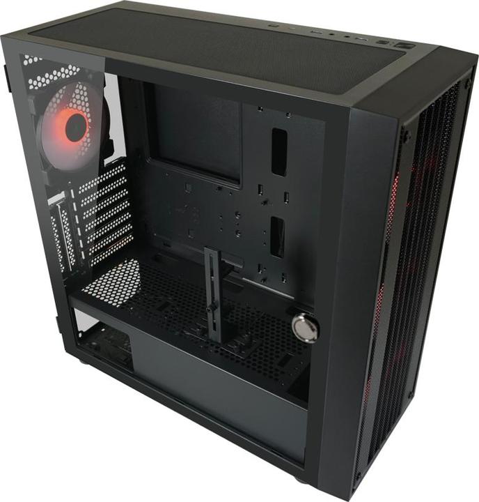 Immagine prodotto LC-Power Case Micro-ATX 810B nero USB3.2/Audio, senza alimentatore (mATX, ATX, E-ATX, Mini-ITX)