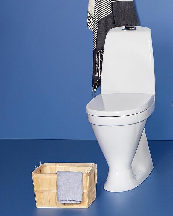 Actual product image Gustavsberg Nautic 1546HF toilet 2/4 L høj model skjult S-lås med åben skyllerand