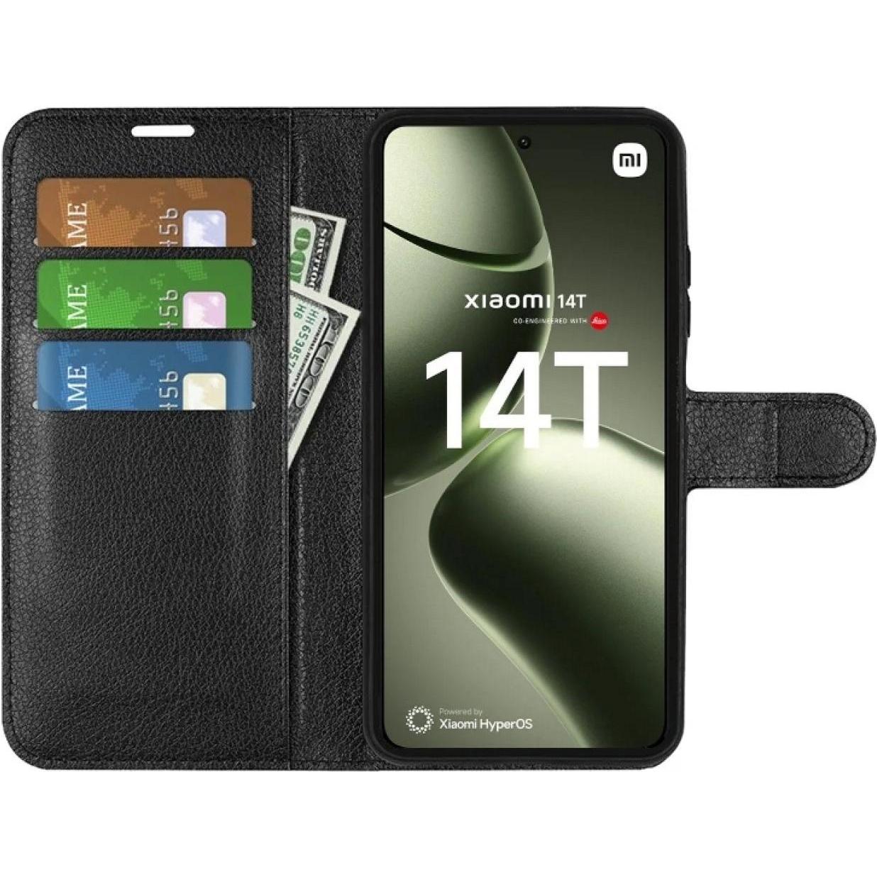 Thumbnail - Screenguard Xiaomi 14T Leather Guard Lederhülle (Xiaomi 14T), Smartphone Hülle, Schwarz