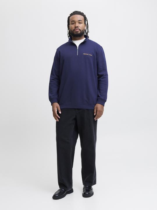 Actual product image Jack & Jones Plus Size Sweatshirt mit Stehkragen Sweatshirt mit Stehkragen (4XL)