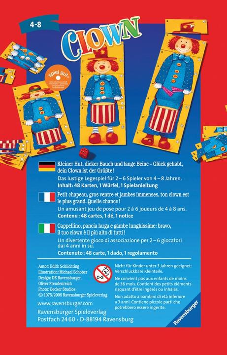 Immagine prodotto Ravensburger Clown (Tedesco, Francese, Italiano)