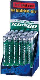Actual product image Kick 80 GREEN Vodka Box / (36 x 2 cl)