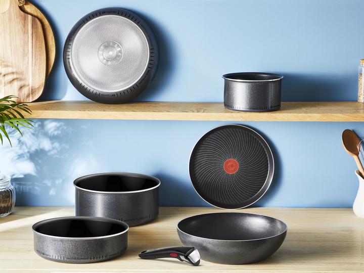 Productafbeelding Tefal Ingenio So Light Pannenset - 16-delig - Inductie (L7239642) (Kookpotten en pannenset, Aluminium)
