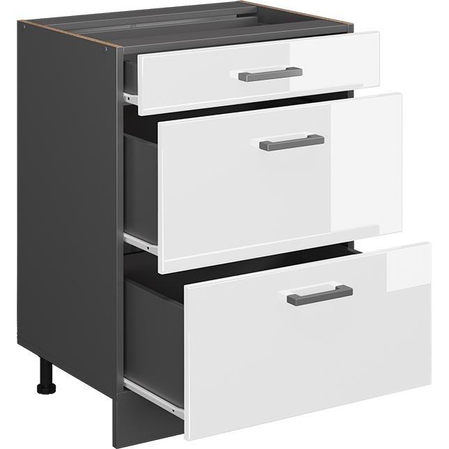 Vicco, Regal, Schubladenunterschrank R-Line (60 x 60 x 81.5 cm)