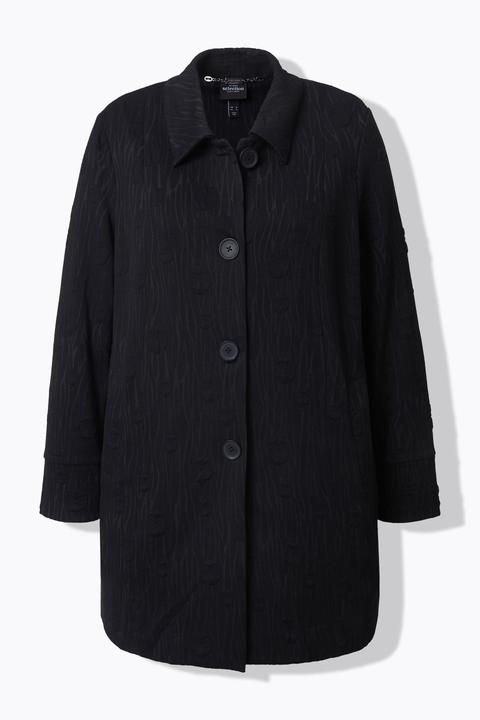 Actual product image Ulla Popken Zebra Texture Shacket (54)