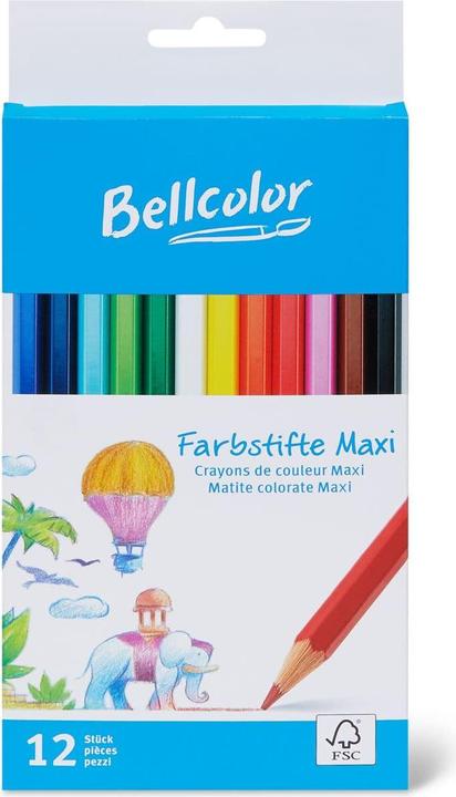 Produktbild Bellcolor FSC® Farbstifte maxi
