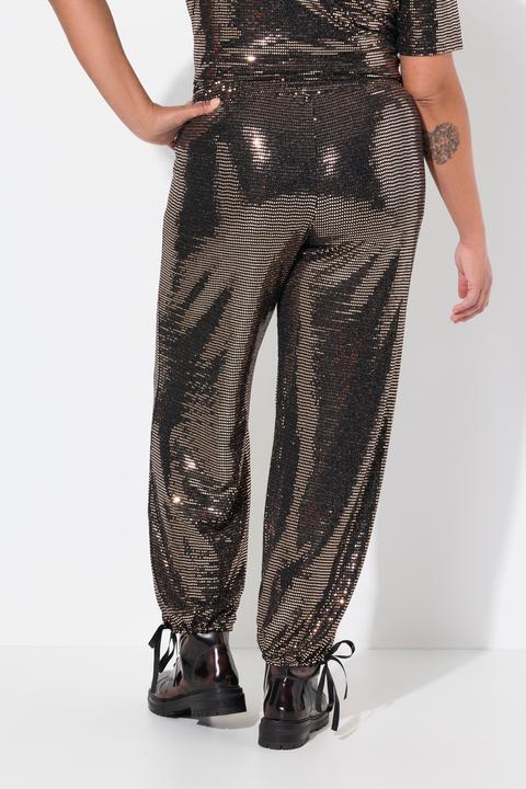 Produktbild Angel of Style Hose, gerades Bein, Paillettenoptik, Elastikbund (44)