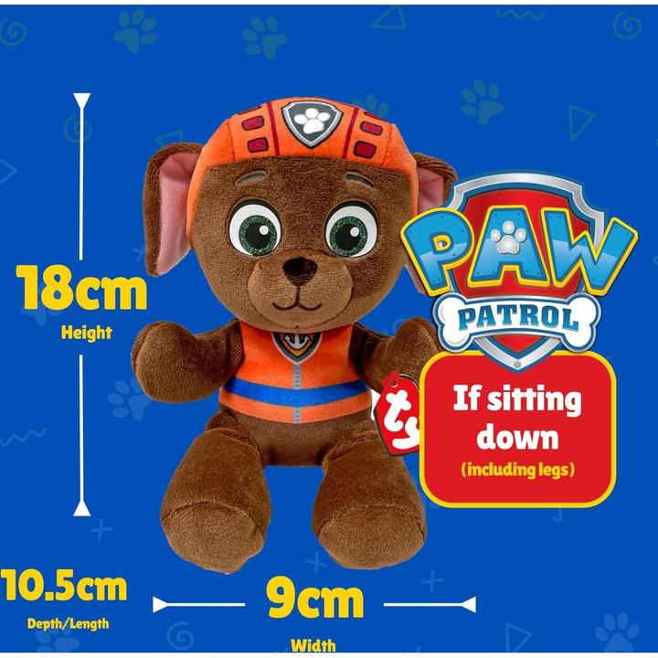 Produktbild Ty Plüsch Paw Patrol Zuma 20 cm, Braun, Orange (20 cm)