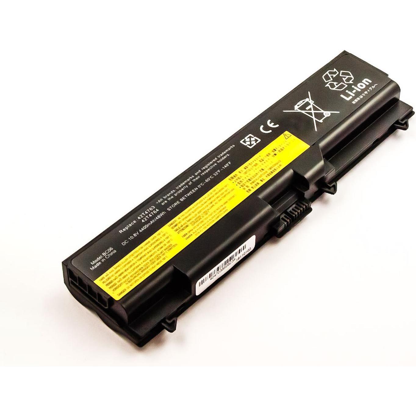 AGI Akku kompatibel mit Lenovo ThinkPad T530 - Akku - 4.400 mAh (4400 mAh), Notebook Akku, Schwarz