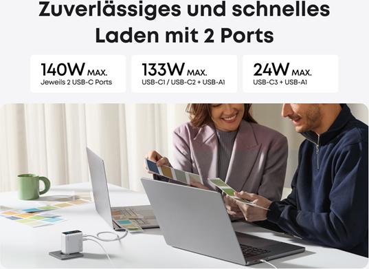 Produktbild Anker Charger (140 W, 4 Ports)