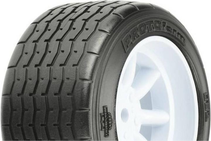 Actual product image Pro-Line 1 TA complete wheels rear rim white