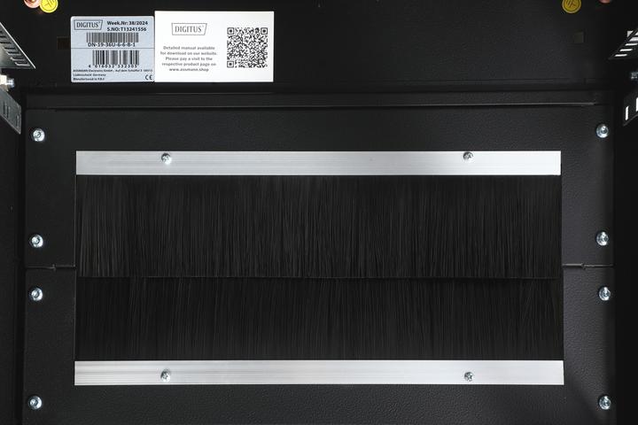 Produktbild Assmann DIGITUS 36HE Netzwerkschrank 1787x600x600 mm Farbe Schwarz RAL 9005 (36 HE, 19 Zoll Rack)