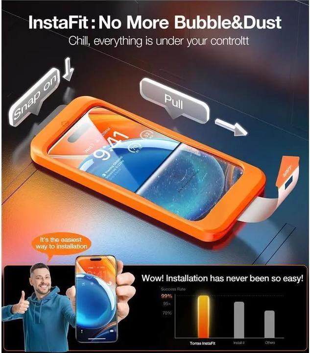 Produktbild Torras Install Master (1 Stk., Apple iPhone 15 Pro Max)