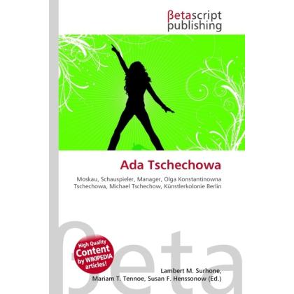 Ada Tschechowa, Fachbücher