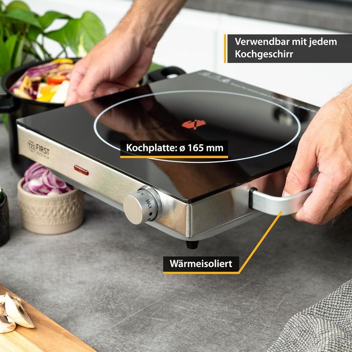 Actual product image TZS First Austria Infrared hotplate