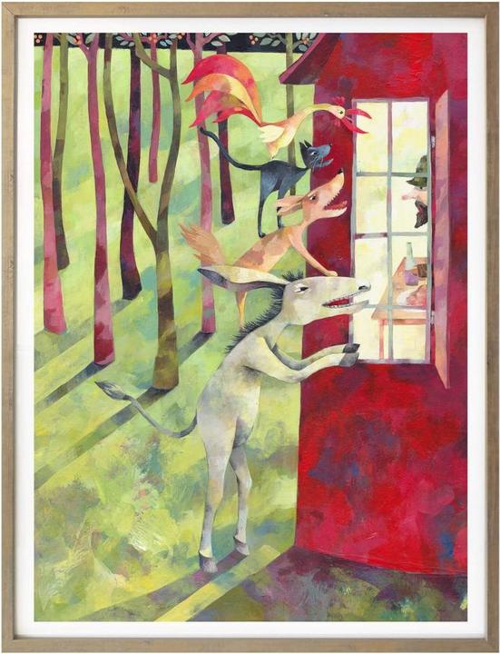 Produktbild Trenddeko Blanz - Die Bremer Stadtmusikanten (100 x 120 cm)