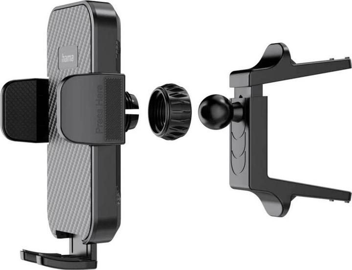 Produktbild Hama Auto-Handyhalterung für runde Lüftung, 360 Grad drehbar, universal