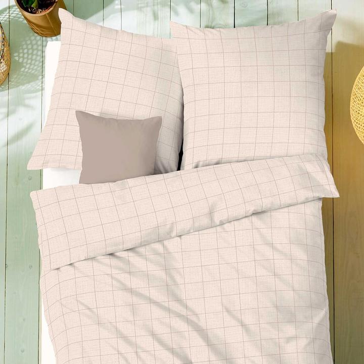 Produktbild Kaeppel Musselin Bettwäsche Grid (Bettwäsche Set, 135x200 cm + 80x80 cm)