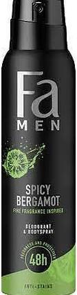 Produktbild Fa Men Spycy Bergamot Deodorant Spray 150ml (Spray, 150 ml)