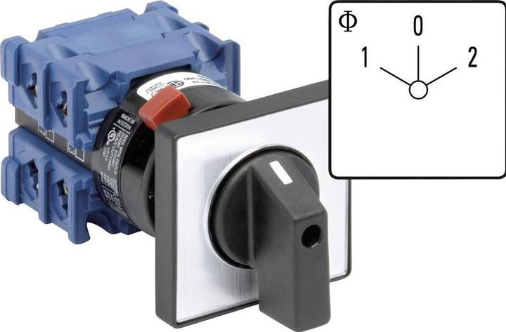 Produktbild Kraus & Naimer Umschalter mit Zentralbefestigung 20 A