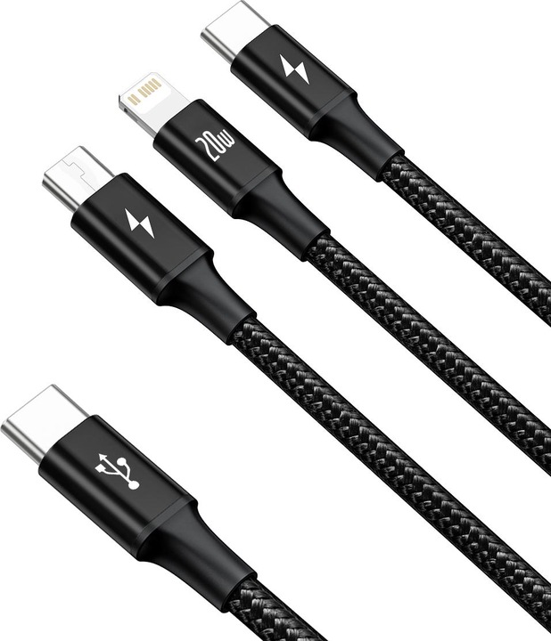 Actual product image Baseus Rapid Series 3in1 (1.50 m, USB 3.0)