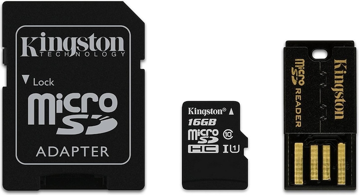 Produktbild Kingston Memory Card Mobility Kit (16 GB, microSDHC, UHS-I)