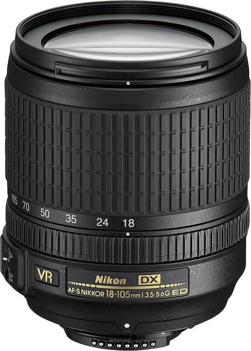 Productafbeelding Nikon AF-S DX 18-105mm f/3.5-5.6G (EU) (Nikon DX, APS-C / DX)