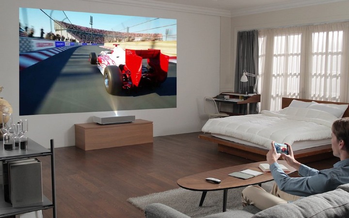 Image du produit LG HU85LS (4K, 2700 lm, 0.19:1)