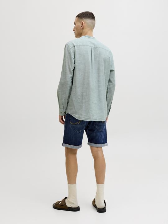 Actual product image Jack & Jones Jjesummer Linen Blend Band Shirt L/S Sn (XL)