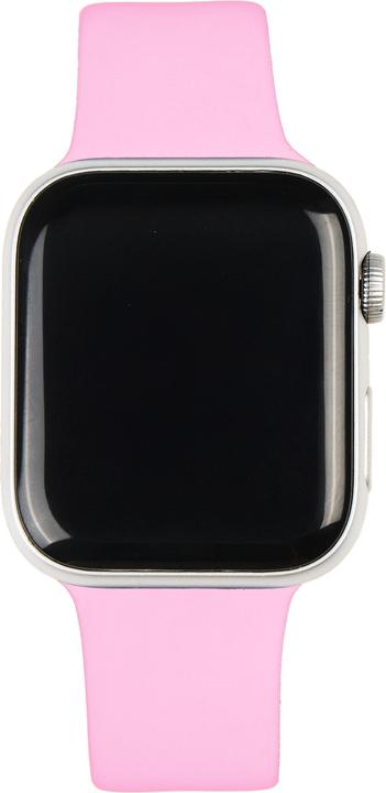 iDeal Of Sweden Silicone Watch Band 42/44/45/46/49 S-M Bubblegum Pink (Recycled silicone, Silicone, Zinc alloy)