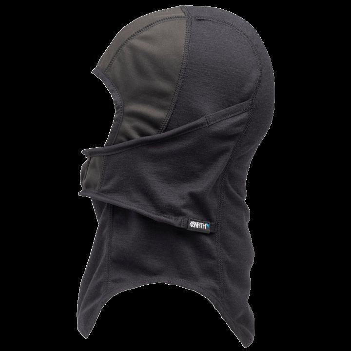 Actual product image 45NRTH Baklava Windproof balaclava, merino, black, S/M