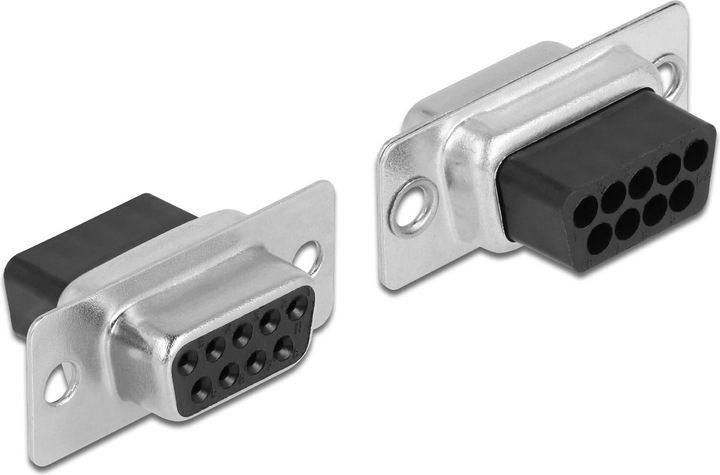 Immagine prodotto Delock Adattatore D-Sub 9 Pin femmina a RJ11/RJ14 6P/4C femmina Kit di montaggio (0.05 m)
