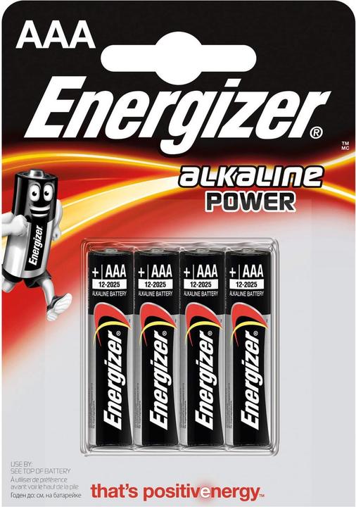 Immagine prodotto Energizer Potenza alcalina (4 pz., AAA / LR03 / Micro / R03 / AM4 / MN2400 / KR03)