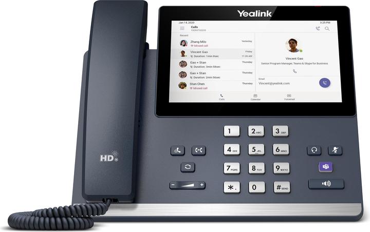 Produktbild Yealink MP56 Skype for Buisness Edition, IP Phone, Grigio, Cornetta cablata, Android, Skype for Buis