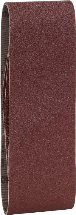 Image du produit Bosch Zubehör Set de 3 bandes abrasives pour ponceuses à bande, qualité rouge K = 80 (80)