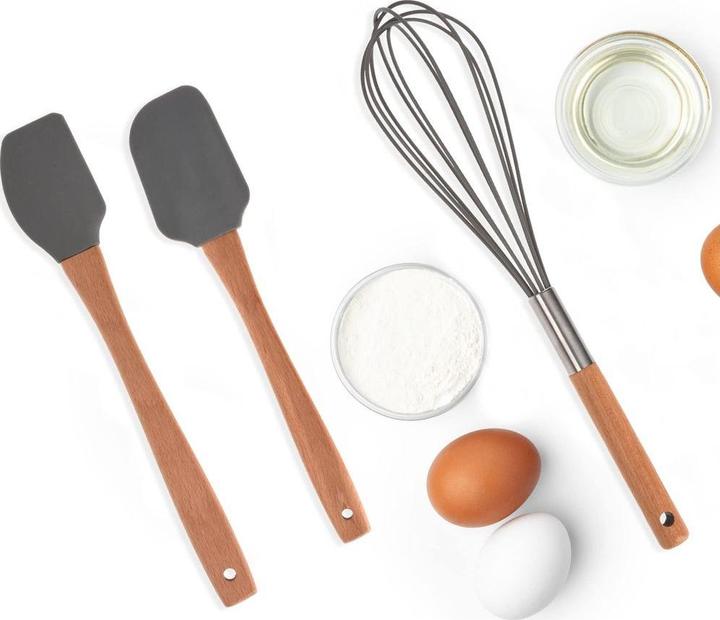 Actual product image Furber Baking utensil set, 3-piece brown/grey