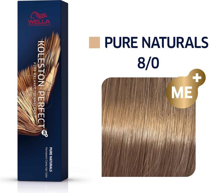 Actual product image Wella KOLESTON PERFECT ME+ PURE NATURALS 8/0 60 ml (8/0)