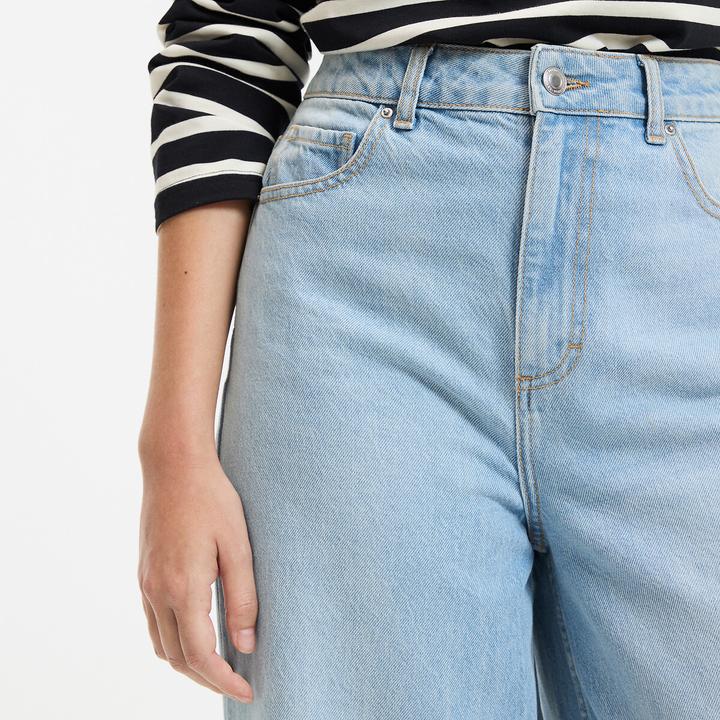 Actual product image La Redoute Collections Extra-wide high-waist jeans (Frequency band 38 (2600 MHz))