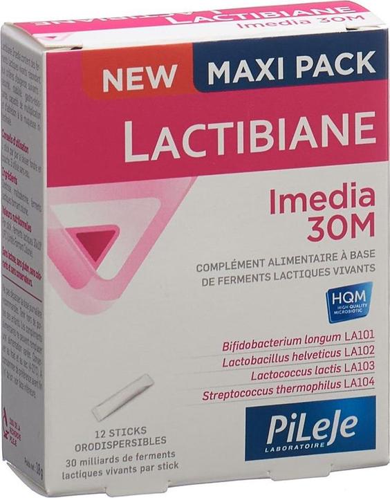 Actual product image Lactibiane Imedia Sticks (12 Piece, 30 g)