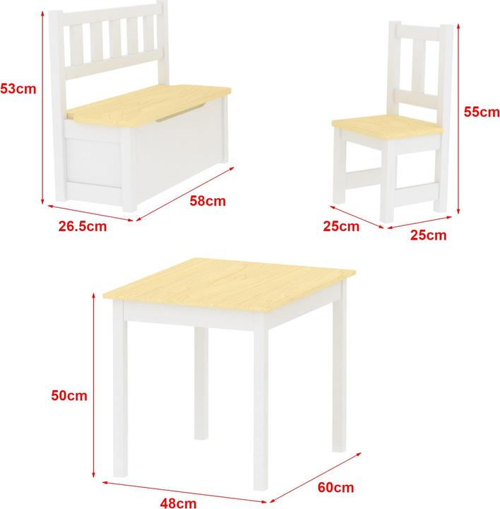 Actual product image En.Casa Lousame (Children bench)